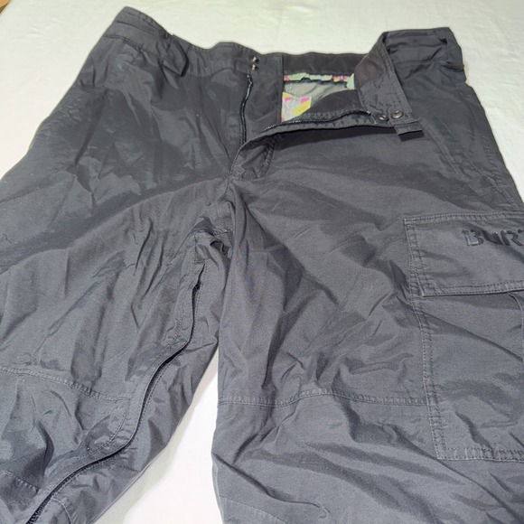 Burton DryRide Pants Men's L Black Nylon Ski Snowboard Insulated Waterproof Long - Picture 1 of 10